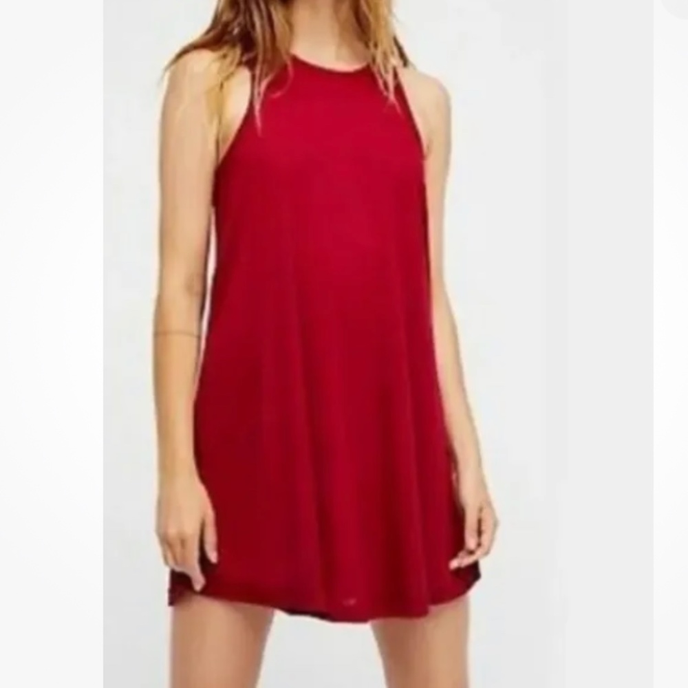 Free People Beach Racerback Tank Dress, Medium